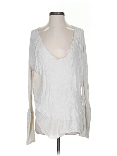 Pre-owned We The Free Long Sleeve T-shirt In Silver