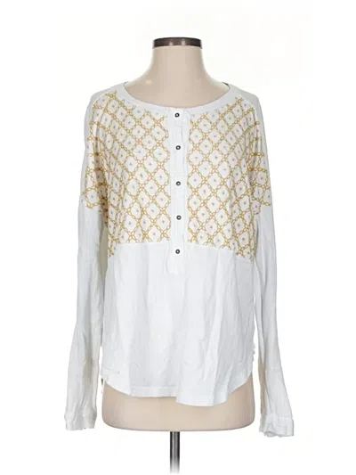 Pre-owned We The Free Long Sleeve T-shirt In White