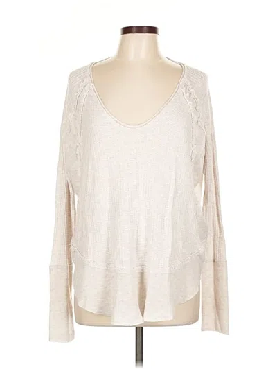 Pre-owned We The Free Long Sleeve T-shirt In White