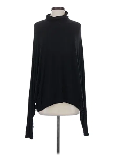 Pre-owned We The Free Long Sleeve Top Black Turtleneck Tops
