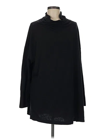 Pre-owned We The Free Long Sleeve Top Black Turtleneck Tops