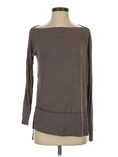 Pre-owned We The Free Long Sleeve Top Gray Boatneck Tops