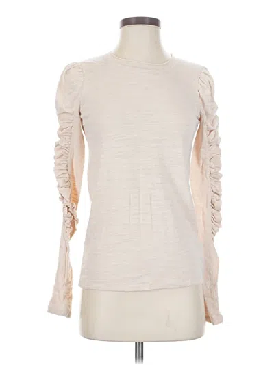 Pre-owned We The Free Long Sleeve Top Ivory Mock Neckline Tops