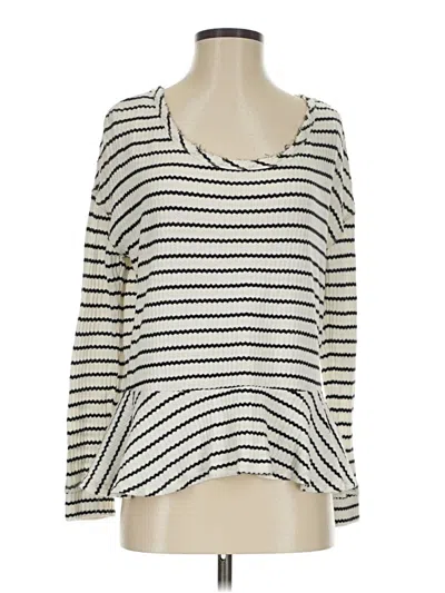 Pre-owned We The Free Long Sleeve Top Ivory Scoop Neck Tops