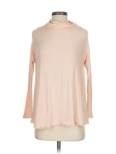 Pre-owned We The Free Long Sleeve Top Pink Cowl Neck Tops
