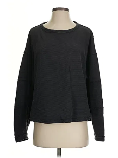 Pre-owned We The Free Long Sleeve T-shirt In Black