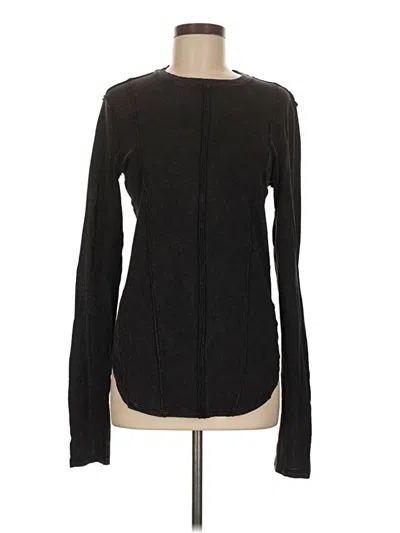Pre-owned We The Free Long Sleeve T-shirt In Black
