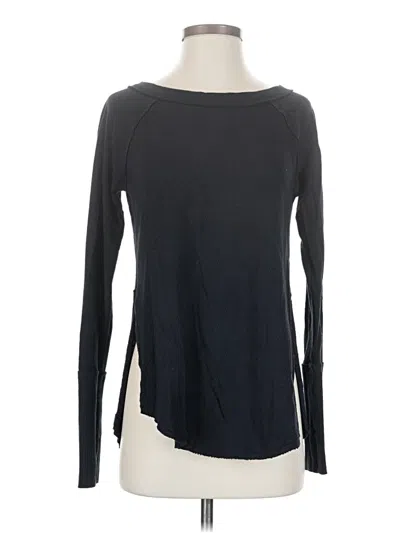 Pre-owned We The Free Long Sleeve T-shirt In Black