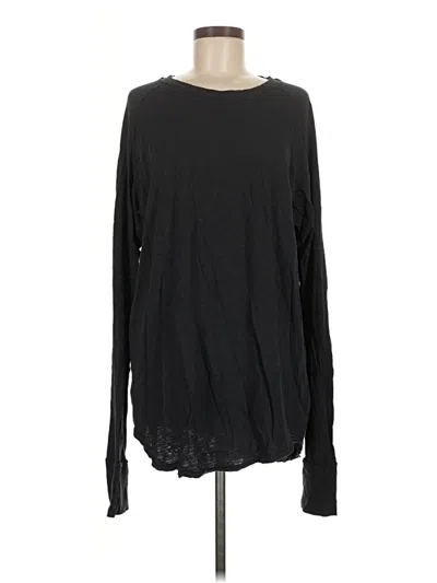 Pre-owned We The Free Long Sleeve T-shirt In Black