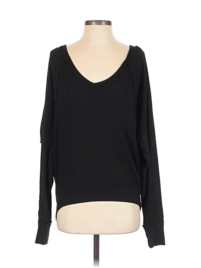 Pre-owned We The Free Long Sleeve T-shirt In Black