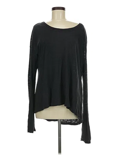 Pre-owned We The Free Long Sleeve T-shirt In Black