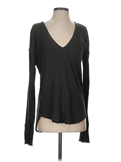 Pre-owned We The Free Long Sleeve T-shirt In Black