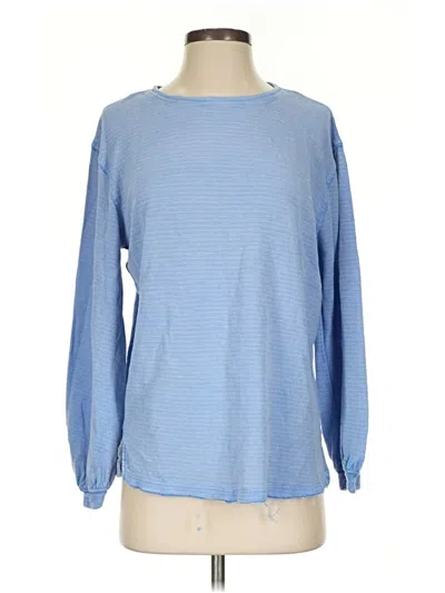 Pre-owned We The Free Long Sleeve T-shirt In Blue