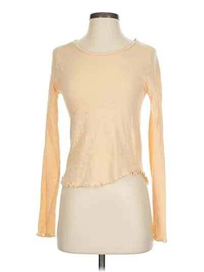 Pre-owned We The Free Long Sleeve T-shirt In Brown