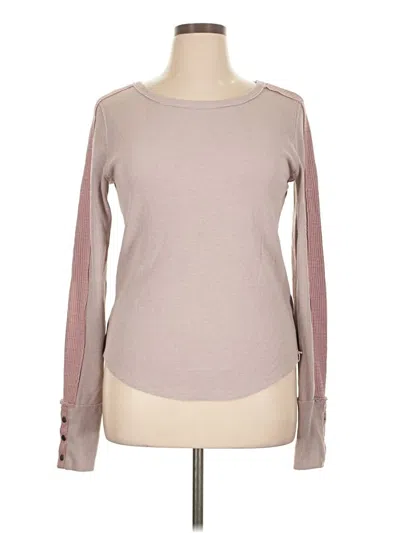 Pre-owned We The Free Long Sleeve T-shirt In Brown