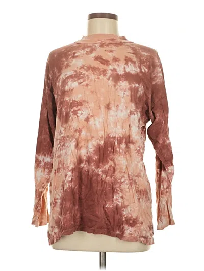 Pre-owned We The Free Long Sleeve T-shirt In Brown