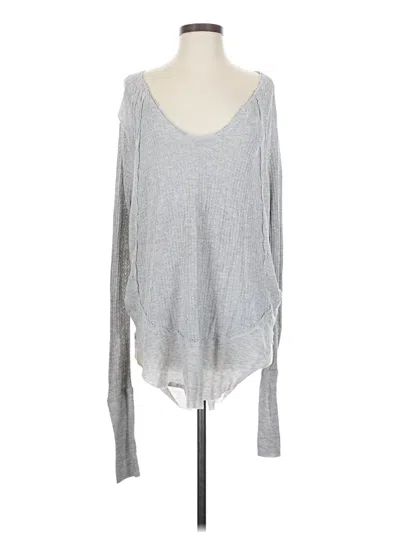 Pre-owned We The Free Long Sleeve T-shirt In Gray