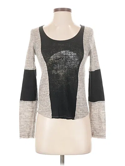 Pre-owned We The Free Long Sleeve T-shirt In Gray