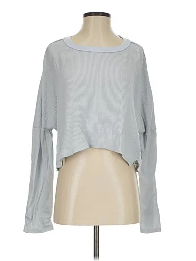 Pre-owned We The Free Long Sleeve T-shirt In Gray
