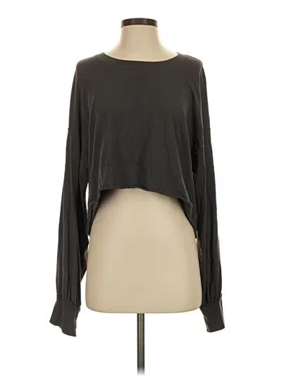 Pre-owned We The Free Long Sleeve T-shirt In Gray