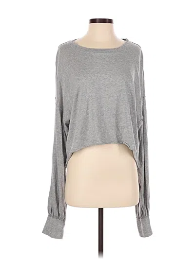 Pre-owned We The Free Long Sleeve T-shirt In Gray