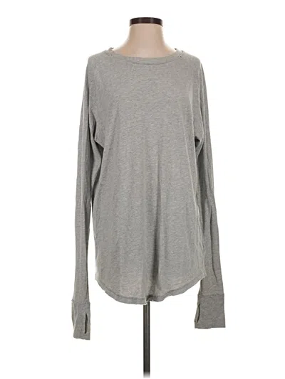 Pre-owned We The Free Long Sleeve T-shirt In Gray