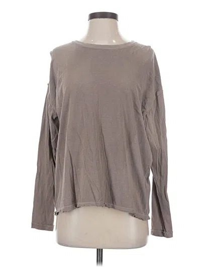 Pre-owned We The Free Long Sleeve T-shirt In Gray