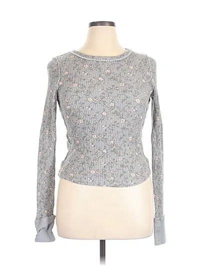 Pre-owned We The Free Long Sleeve T-shirt In Gray