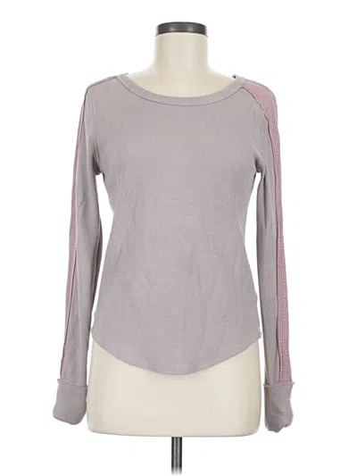 Pre-owned We The Free Long Sleeve T-shirt In Gray