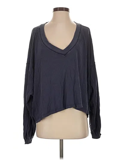Pre-owned We The Free Long Sleeve T-shirt In Gray