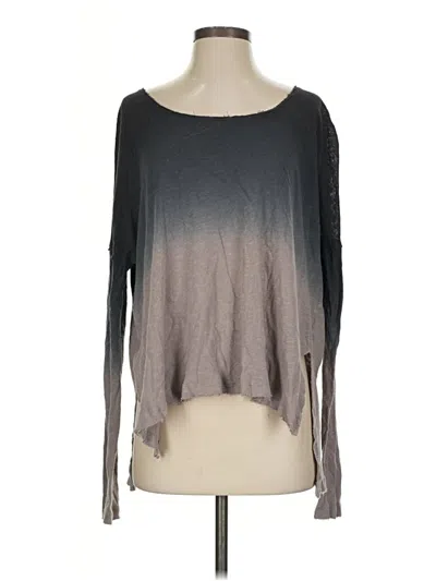 Pre-owned We The Free Long Sleeve T-shirt In Gray