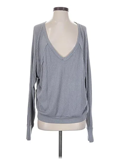 Pre-owned We The Free Long Sleeve T-shirt In Gray