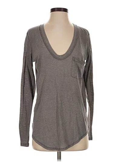 Pre-owned We The Free Long Sleeve T-shirt In Gray