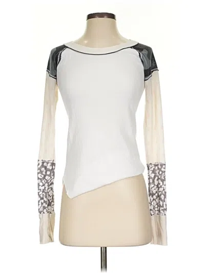 Pre-owned We The Free Long Sleeve T-shirt In Ivory