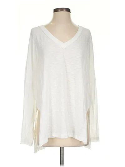 Pre-owned We The Free Long Sleeve T-shirt In Ivory