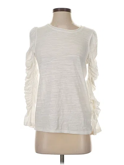 Pre-owned We The Free Long Sleeve T-shirt In Ivory