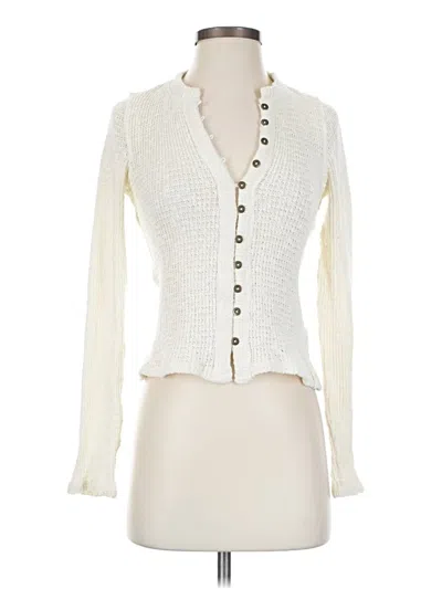 Pre-owned We The Free Long Sleeve T-shirt In Ivory