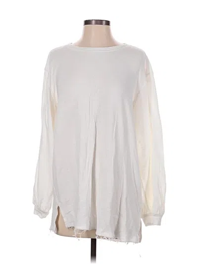 Pre-owned We The Free Long Sleeve T-shirt In Ivory