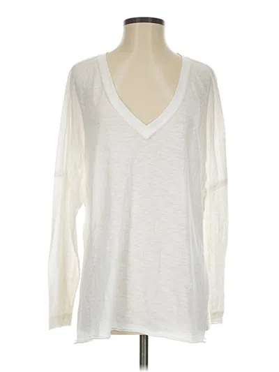 Pre-owned We The Free Long Sleeve T-shirt In Ivory