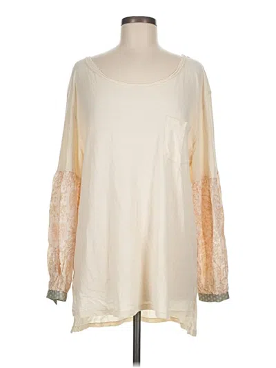 Pre-owned We The Free Long Sleeve T-shirt In Ivory