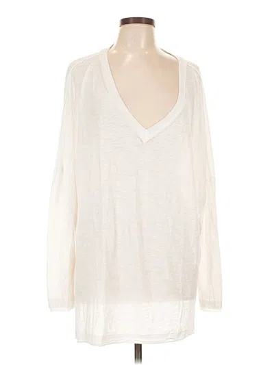 Pre-owned We The Free Long Sleeve T-shirt In Ivory