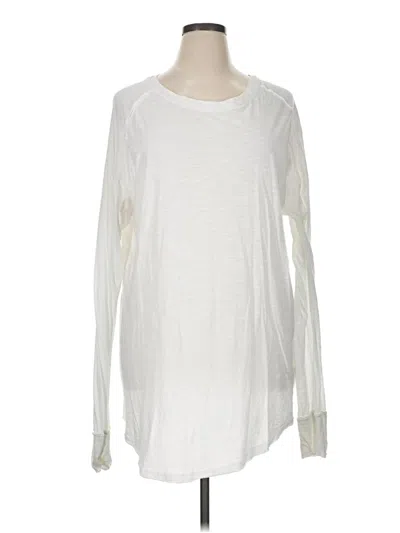 Pre-owned We The Free Long Sleeve T-shirt In Ivory