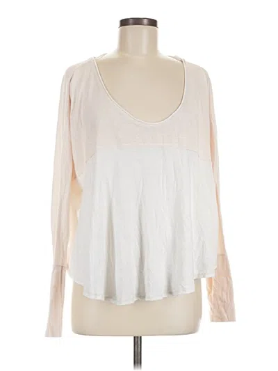 Pre-owned We The Free Long Sleeve T-shirt In Ivory