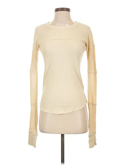 Pre-owned We The Free Long Sleeve T-shirt In Ivory