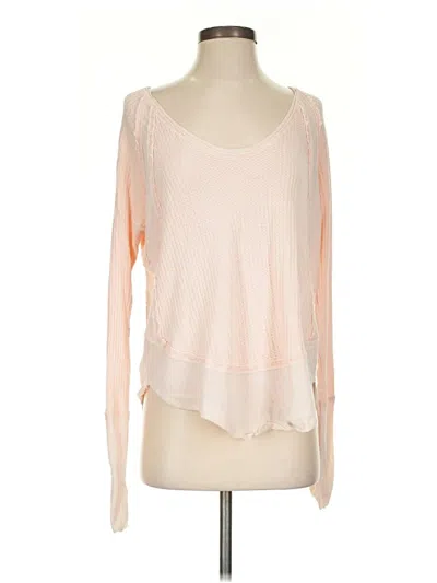 Pre-owned We The Free Long Sleeve T-shirt In Pink