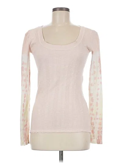 Pre-owned We The Free Long Sleeve T-shirt In Pink