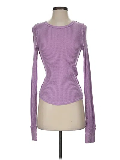 Pre-owned We The Free Long Sleeve T-shirt In Purple