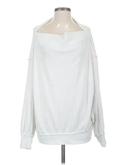 Pre-owned We The Free Long Sleeve T-shirt In Silver