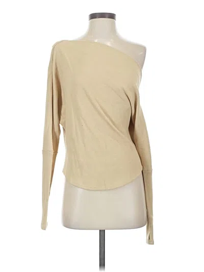 Pre-owned We The Free Long Sleeve T-shirt In Tan