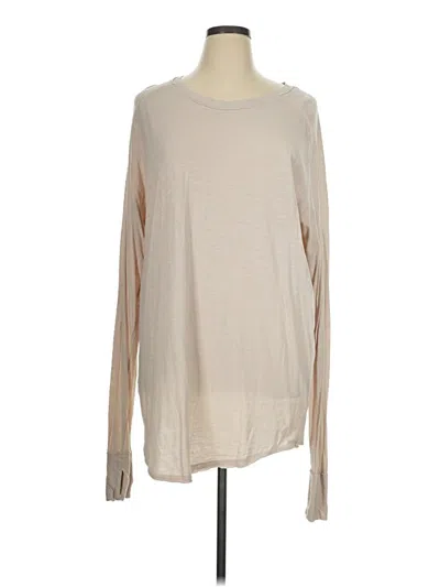 Pre-owned We The Free Long Sleeve T-shirt In Tan